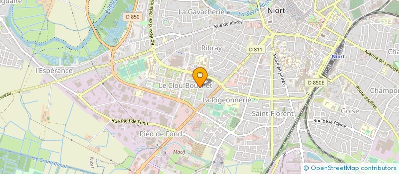 localisation de l'entreprise AUTISME 79  NIORT