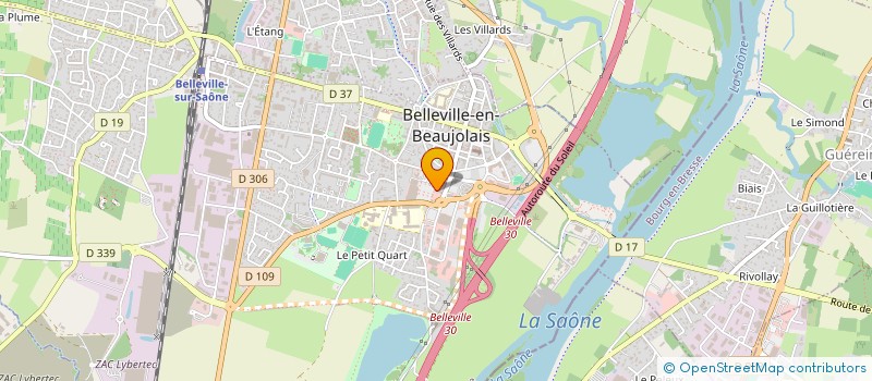localisation de l'entreprise AUTISME AMBITION AVENIR à BELLEVILLE-EN-BEAUJOLAIS