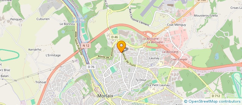 localisation de l'entreprise AUTISME ASPERGER ECHANGES à MORLAIX