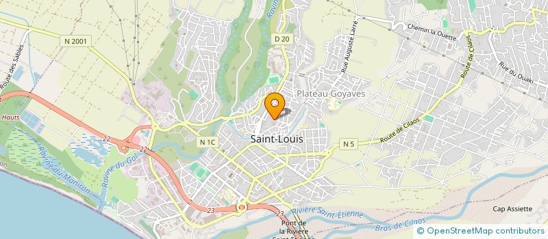 localisation de l'entreprise AUTISME BEL AVENIR à SAINT-LOUIS