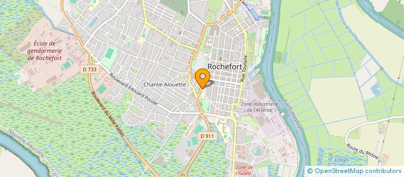 localisation de l'entreprise AUTISME CHARENTE-MARITIME à ROCHEFORT