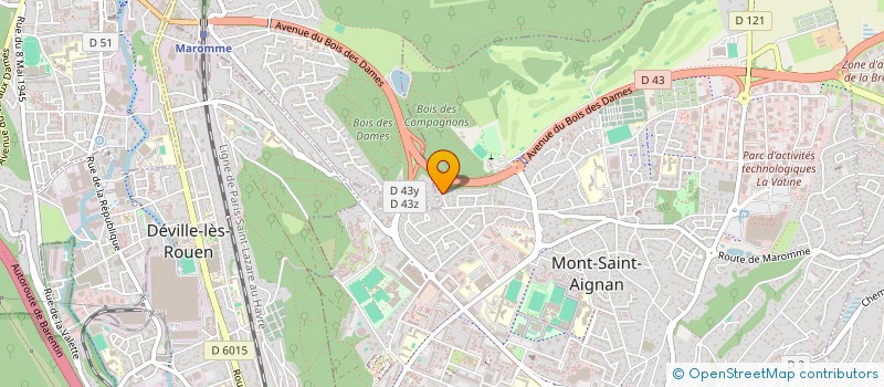 localisation de l'entreprise AUTISME & EDUCATION à MONT-SAINT-AIGNAN