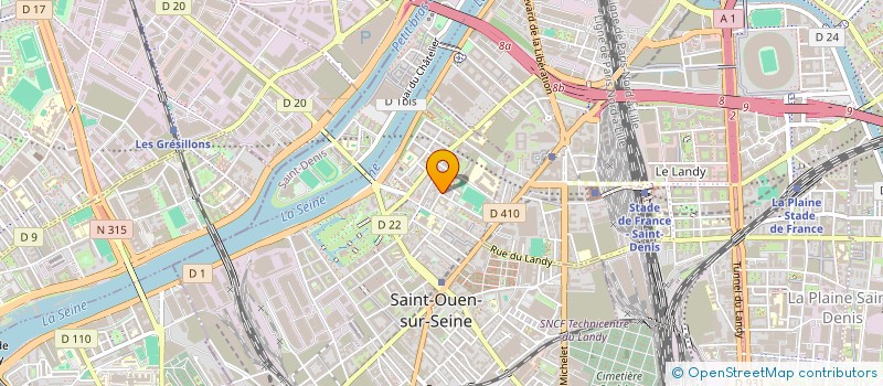 localisation de l'entreprise AUTISME ENTRAIDE AUDONIEN à SAINT-OUEN-SUR-SEINE