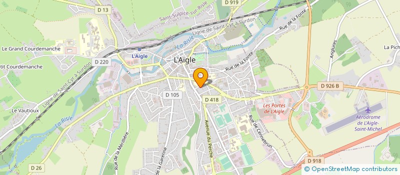 localisation de l'entreprise AUTISME ET APPRENTISSAGES à L'AIGLE