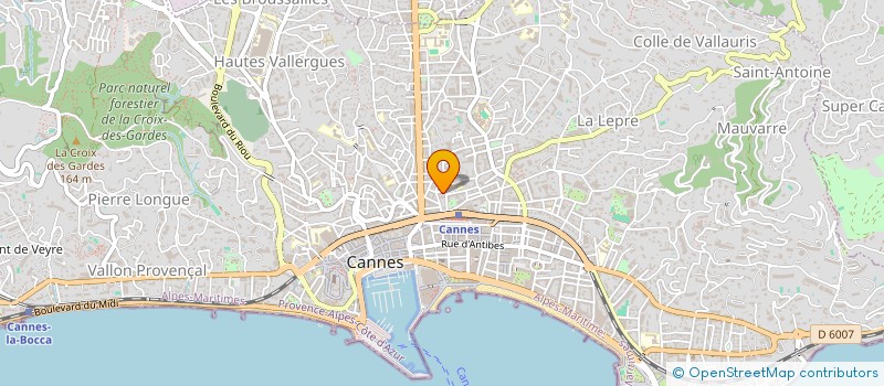 localisation de l'entreprise AUTISME ET METHODES EDUCATIVES AUTISME MEDITERRANEE à CANNES