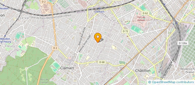 localisation de l'entreprise AUTISME INFO SERVICE à CLAMART