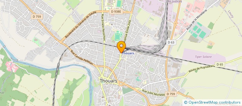 localisation de l'entreprise AUTISME NORD 79 à THOUARS