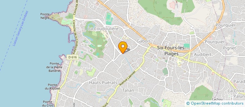 localisation de l'entreprise AUTISME PACA à SIX-FOURS-LES-PLAGES