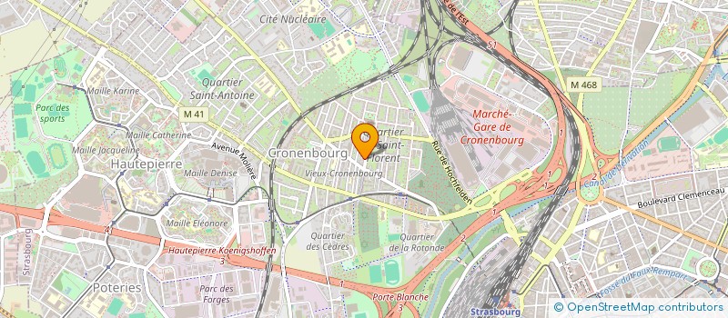 localisation de l'entreprise AUTISME PROJET D'INCLUSION 67 à STRASBOURG