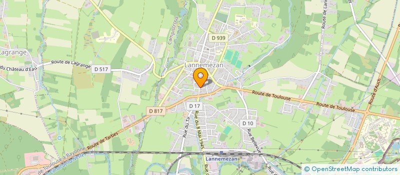 localisation de l'entreprise AUTISME PYRENEES à LANNEMEZAN