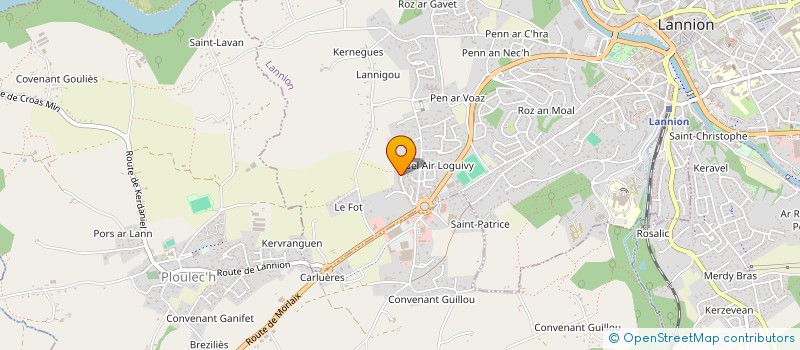 localisation de l'entreprise AUTISME TREGOR GOELO à LANNION