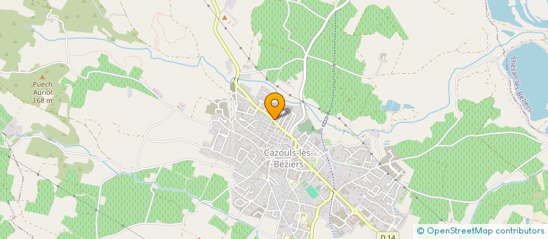 localisation de l'entreprise AUTISSIER  CAZOULS-LES-BEZIERS