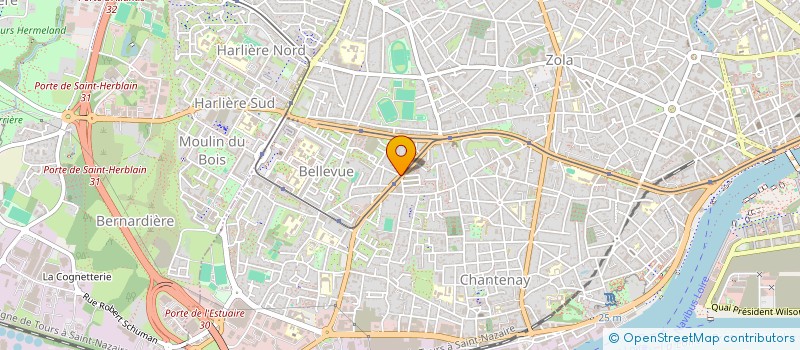 localisation de l'entreprise AUTISTES SANS FRONTIERES 44 - AUTISME OUEST 44  NANTES