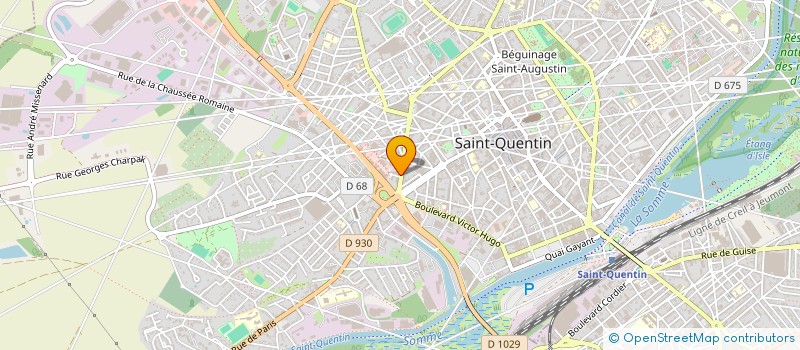 localisation de l'entreprise AUTO 02 à SAINT-QUENTIN