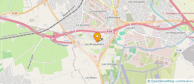 localisation de l'entreprise AUTO 113 à SALON-DE-PROVENCE