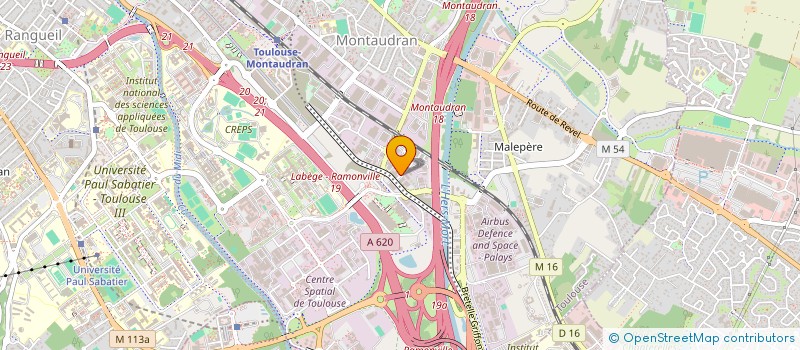 localisation de l'entreprise AUTO 113 à TOULOUSE