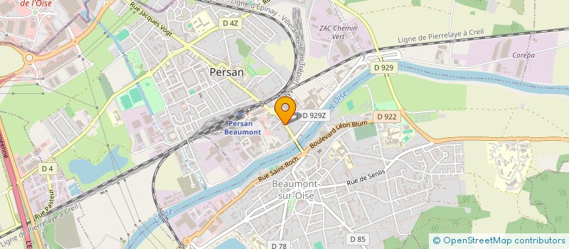 localisation de l'entreprise AUTO 17 à PERSAN
