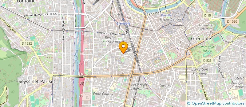 localisation de l'entreprise AUTO 18 à GRENOBLE