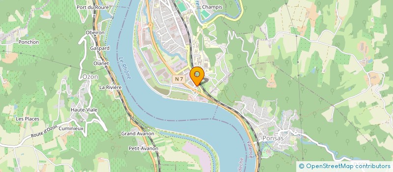 localisation de l'entreprise AUTO 2 RIVES à SAINT-VALLIER