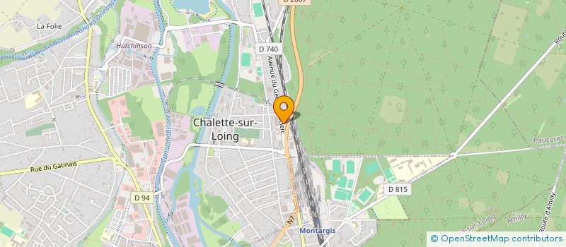 localisation de l'entreprise AUTO 2000 à CHALETTE-SUR-LOING