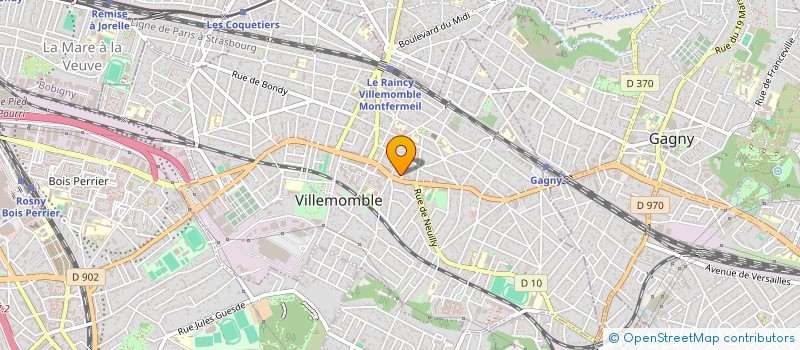 localisation de l'entreprise AUTO 2000 à VILLEMOMBLE