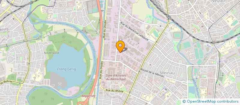 localisation de l'entreprise AUTO 2001 à STRASBOURG