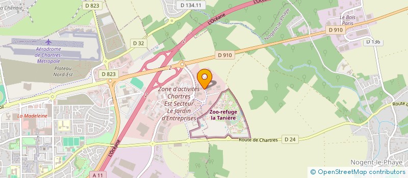 localisation de l'entreprise AUTO.21 à NOGENT-LE-PHAYE