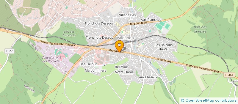 localisation de l'entreprise AUTO 25  EPENOY