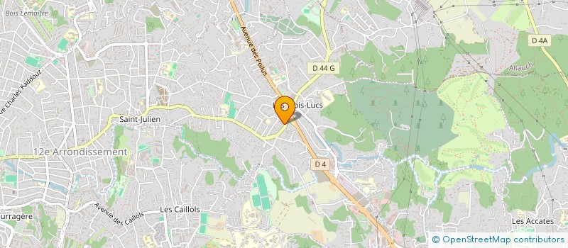 localisation de l'entreprise AUTO 26 à MARSEILLE 12EME