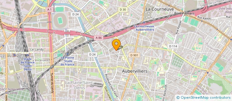 localisation de l'entreprise AUTO 3 à AUBERVILLIERS