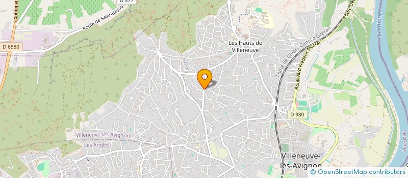 localisation de l'entreprise AUTO 30  VILLENEUVE-LES-AVIGNON