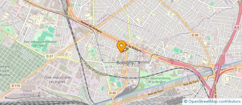 localisation de l'entreprise AUTO 31  BOBIGNY