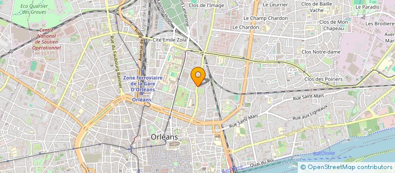 localisation de l'entreprise AUTO 45-2 SARL à ORLEANS