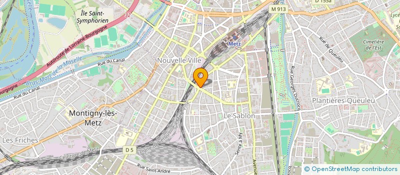 localisation de l'entreprise AUTO 57  METZ