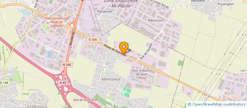 localisation de l'entreprise AUTO 6  SAINT-PRIEST