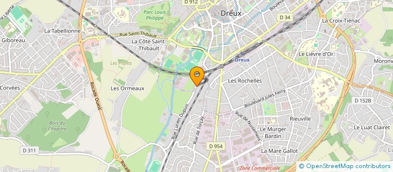 localisation de l'entreprise AUTO 6 FR à VERNOUILLET
