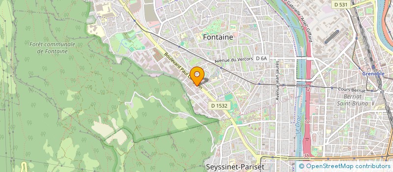 localisation de l'entreprise AUTO 66 SARL  FONTAINE