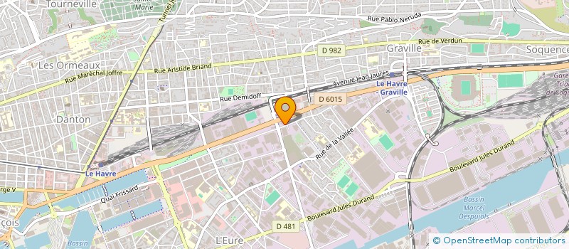 localisation de l'entreprise AUTO 76 à LE HAVRE