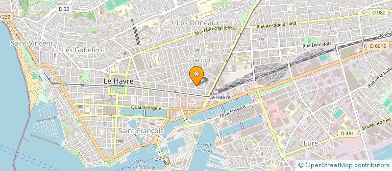 localisation de l'entreprise AUTO 80 à LE HAVRE