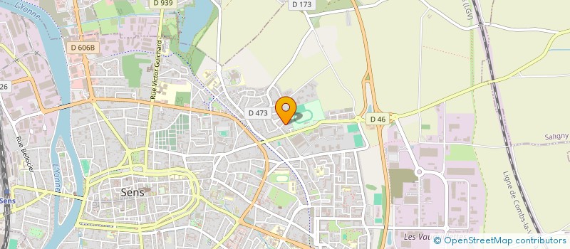 localisation de l'entreprise AUTO 89 à SENS