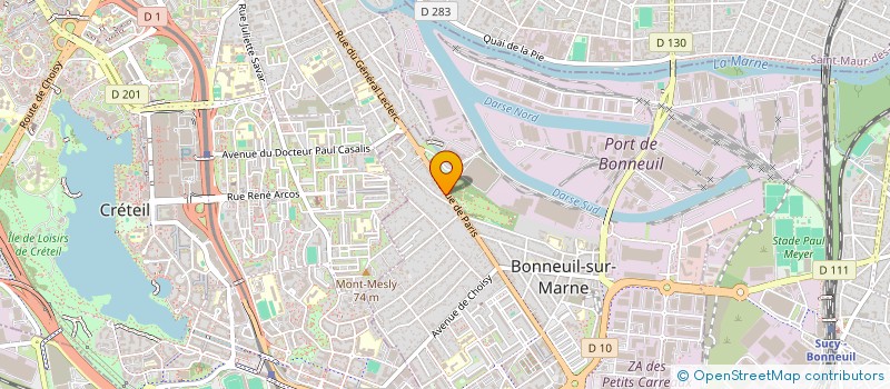 localisation de l'entreprise AUTO +  BONNEUIL-SUR-MARNE