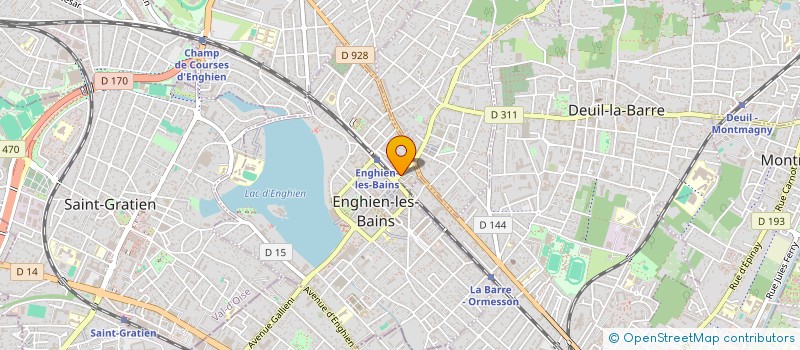 localisation de l'entreprise AUTO 95  ENGHIEN-LES-BAINS