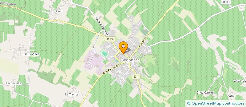 localisation de l'entreprise AUTO.ACHAT.VENTE. IMPORT à SEGONZAC