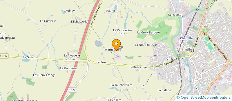 localisation de l'entreprise AUTO ACTION à CHEMILLE-EN-ANJOU
