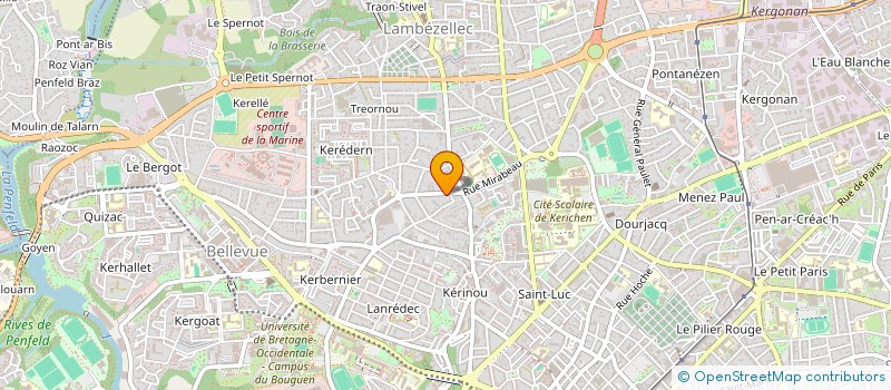 localisation de l'entreprise AUTO AL 29 à BREST