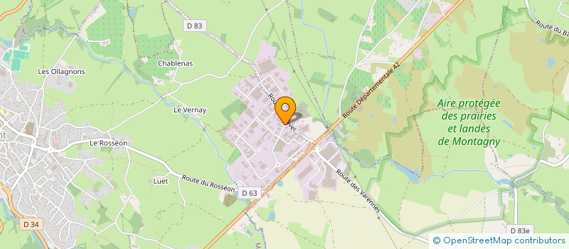 localisation de l'entreprise AUTO ALB  MORNANT