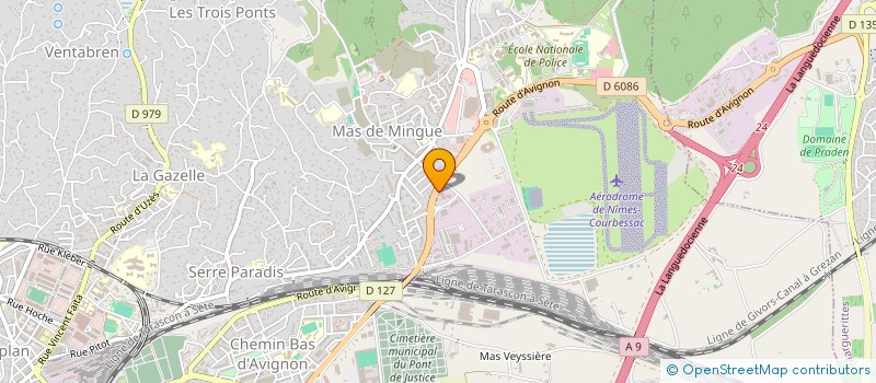 localisation de l'entreprise AUTO ALLENDE à NIMES