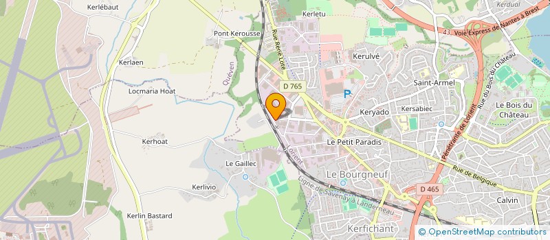 localisation de l'entreprise AUTO ALLIANCE  LORIENT