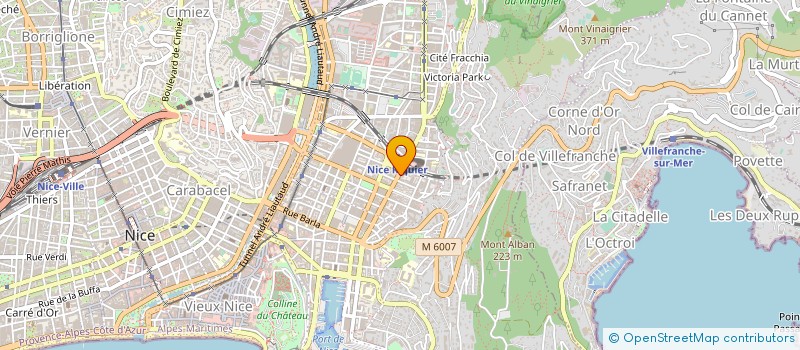 localisation de l'entreprise AUTO AMBIANCE à NICE
