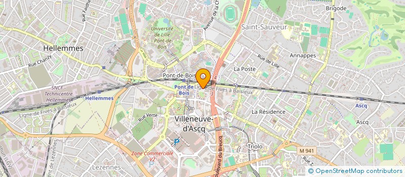 localisation de l'entreprise AUTO AMBITION à VILLENEUVE-D'ASCQ